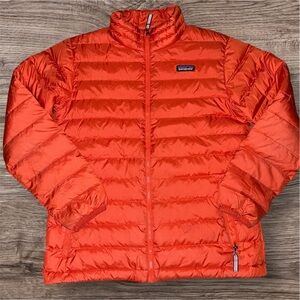 Patagonia Kids' Vibrant Orange Puffer Coat